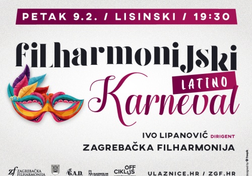 Carneval Latino Concert IVO LIPANOVIĆ, conductor 9. February 2024 19:30 Lisinski Hall