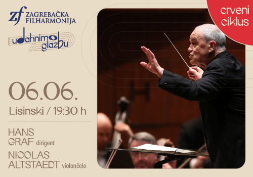 HANS GRAF, dirigent NICOLAS ALTSTAEDT, violončelo 6. lipnja 2025 19:30 KD Vatroslav Lisinski