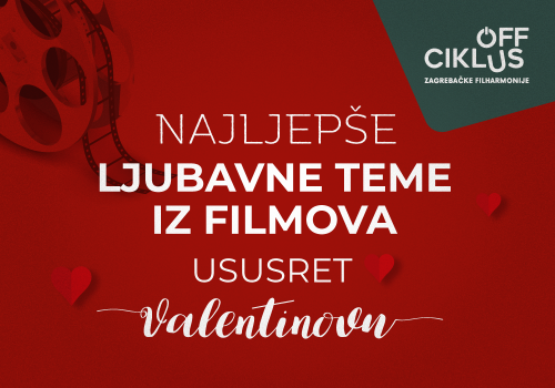 Najljepše ljubavne teme iz filmova Titanic, Star Wars, Love Actually, Ben Hur ... 4. veljače 2022 19:30 KD Vatroslav Lisinski