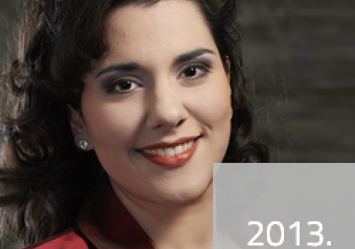 MLADI GLAZBENIK 2013. GODINE Dobitnica: DIANA HALLER, mezzosopran