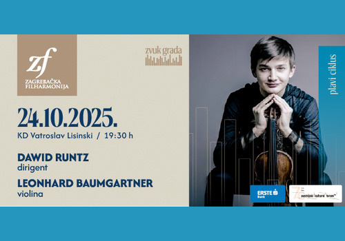 Mladi violinistički virtuoz Leonhard Baumgartner uz Zagrebačku filharmoniju