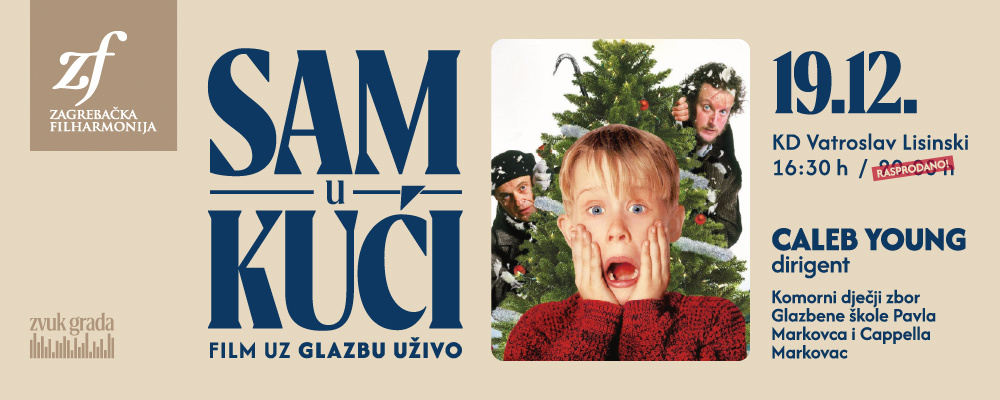 Sam u kući